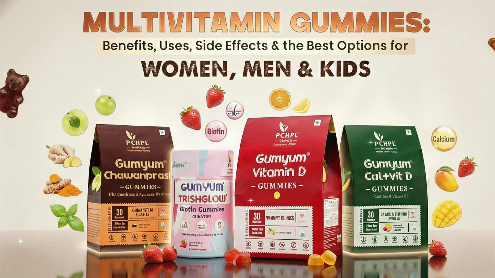 Multivitamin Gummies: Benefits, Uses, Side Effects & the Best Options for Women, Men & Kids