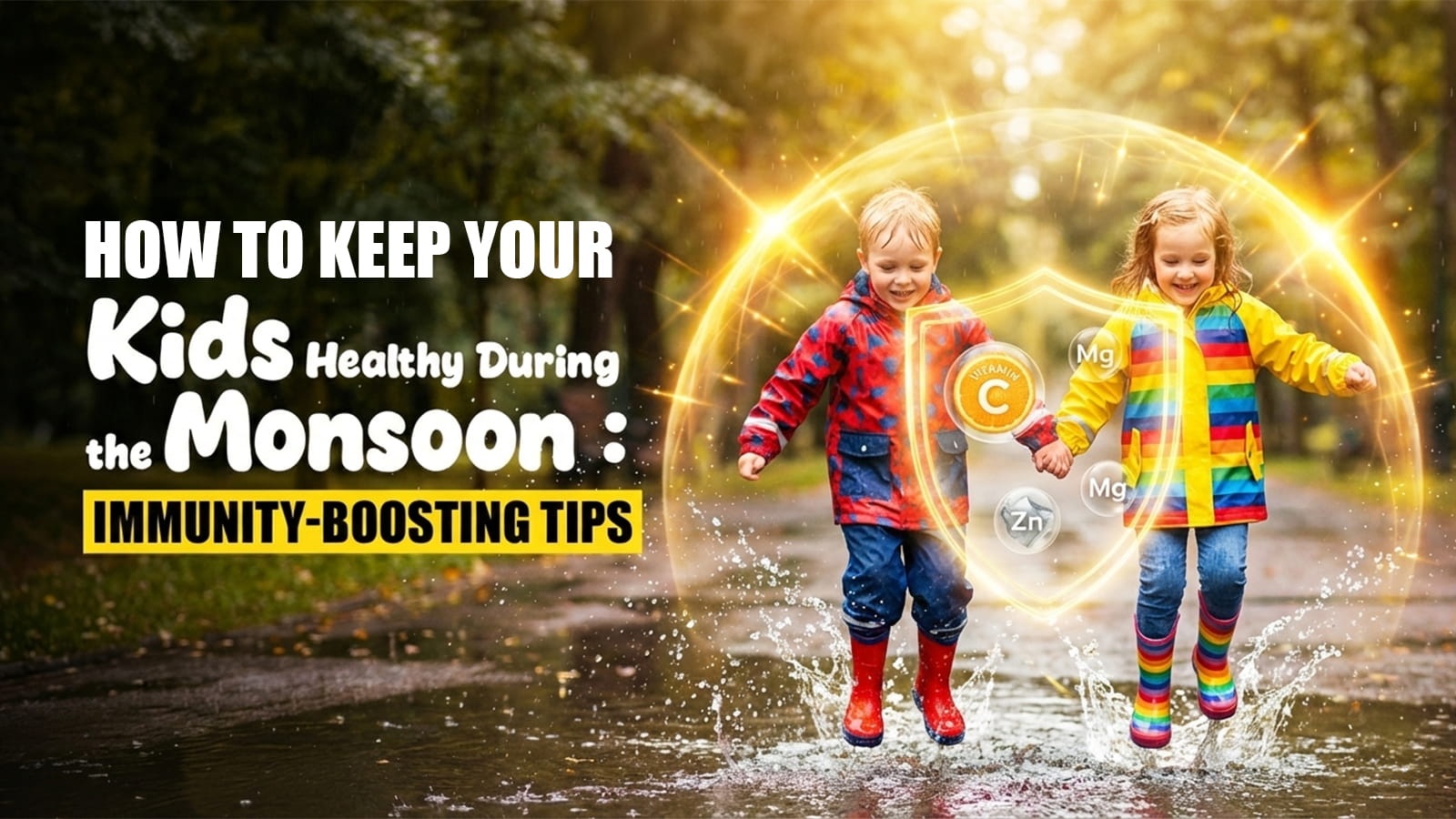 How to Keep Your Kids Healthy During the Monsoon: Immunity-Boosting Tips