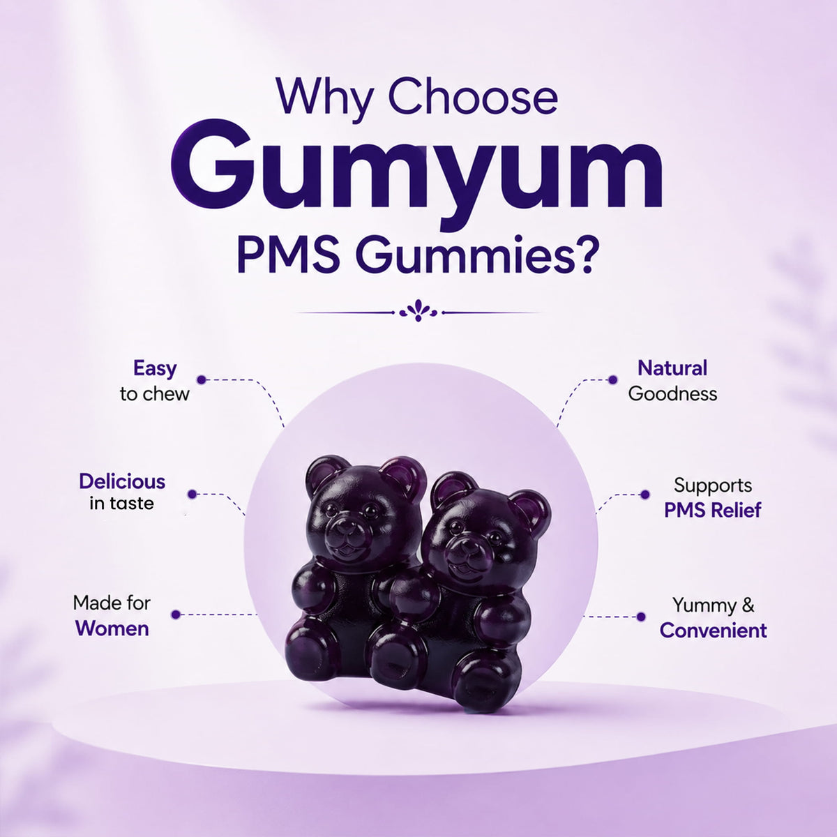 Gumyum Gummies for Women’s Daily Nutrition Support