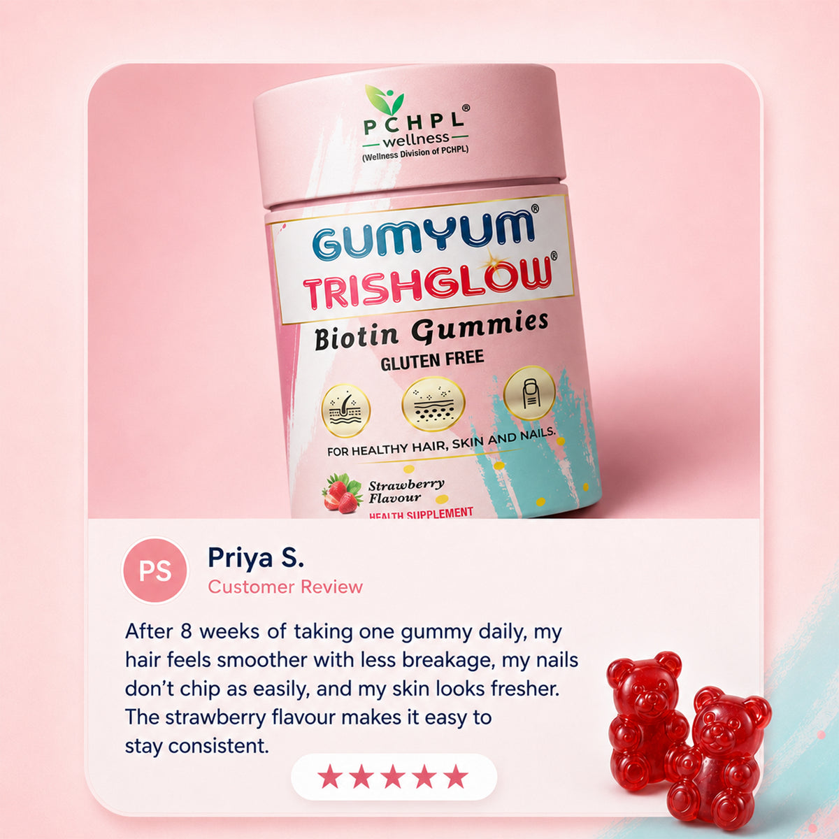 Gumyum Biotin Hair Gummies
