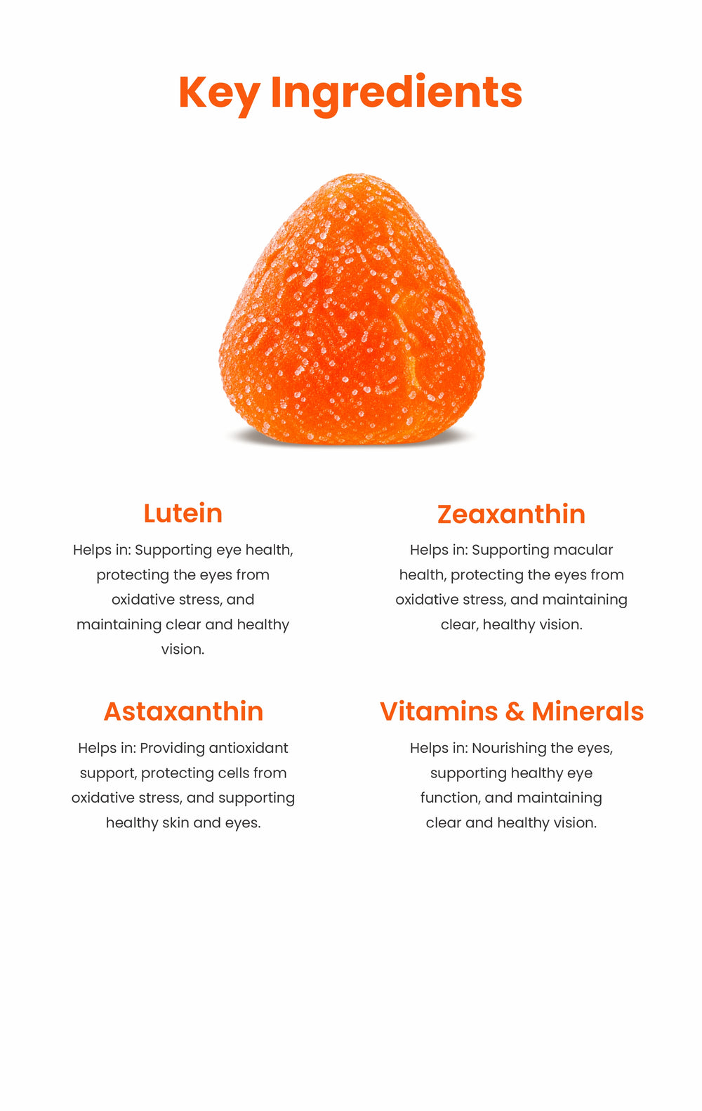 key ingredients eyecare gummies