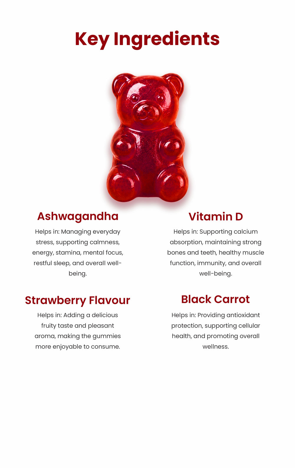 key ingredients focus gummies