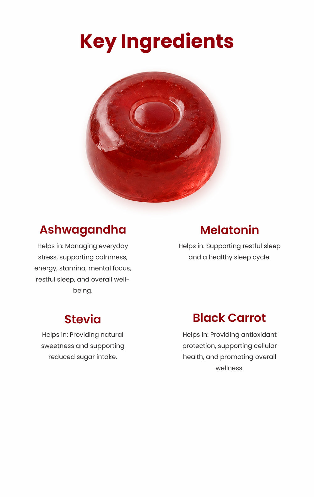 key ingredients relax gummies